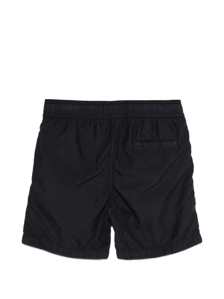 Pantaloncini da bagno con logo Compass applicato