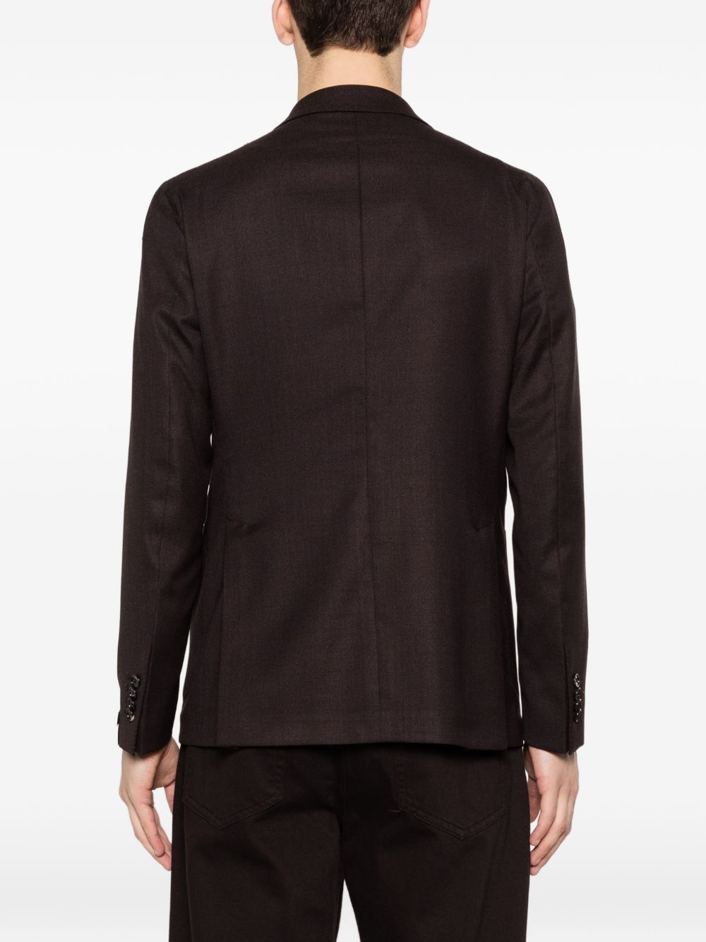 Blazer doppiopetto con revers a lancia