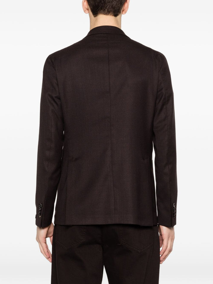 Blazer doppiopetto con revers a lancia