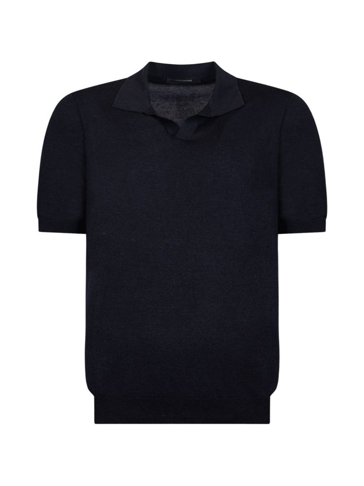 T-shirt con colletto polo