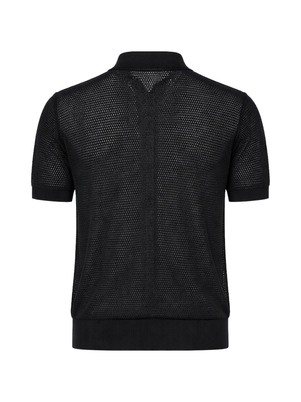 Camicia in maglia mezza manica con colletto