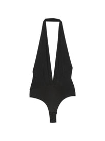 Body con scollo all'americana di 