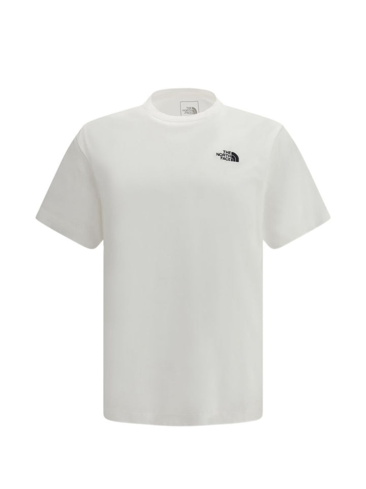 maglia girocollo con logo