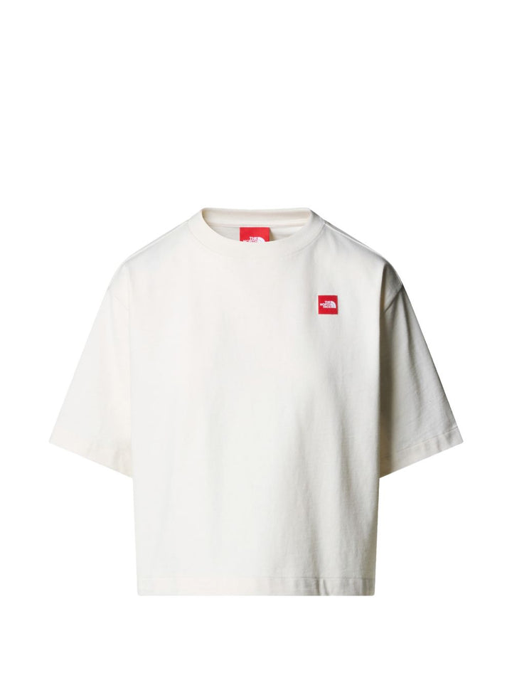 T-shirt girocollo mezza manica con logo