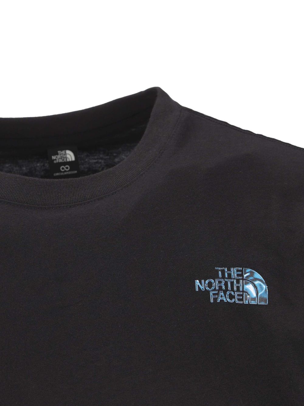 T-shirt girocollo mezza manica con logo