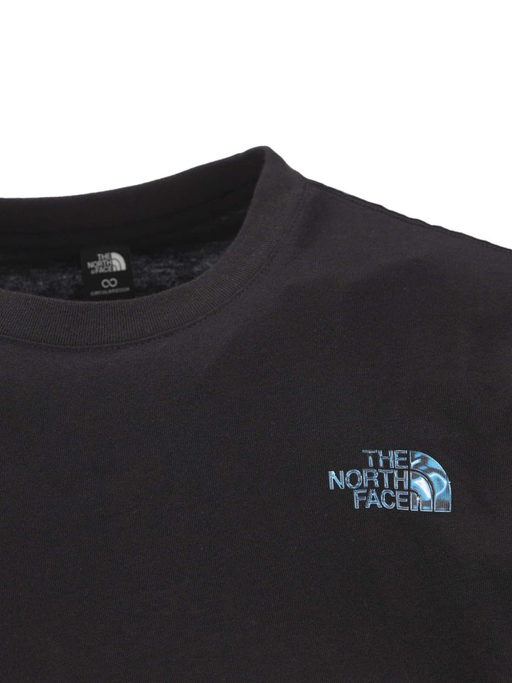 T-shirt girocollo mezza manica con logo