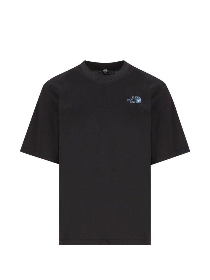 T-shirt girocollo mezza manica con logo