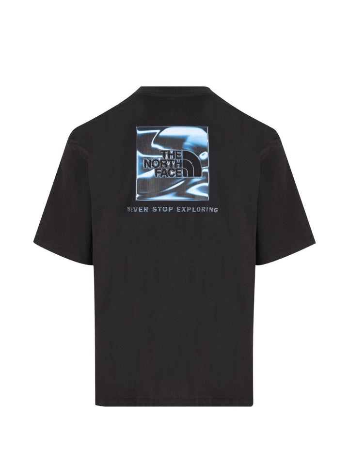 T-shirt girocollo mezza manica con logo