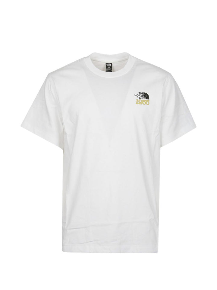 T-shirt girocollo mezza manica con logo