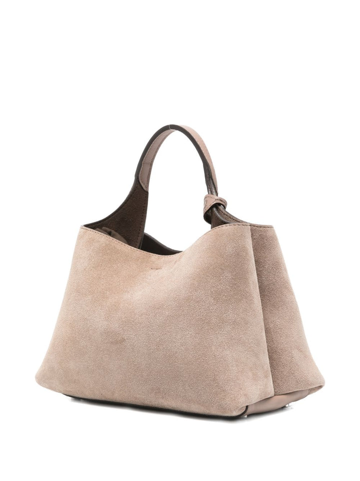 Borsa tote mini con ciondolo a T