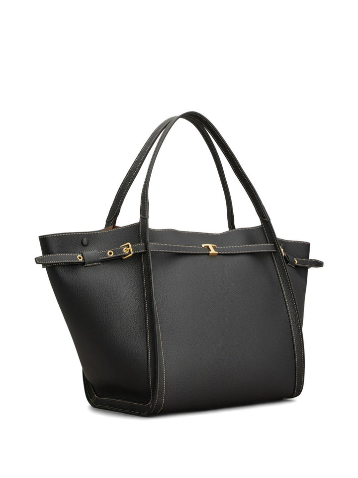 Borsa tote media con fibbia