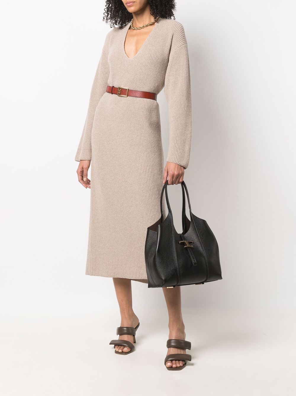 Borsa tote T Timeless con ciondolo