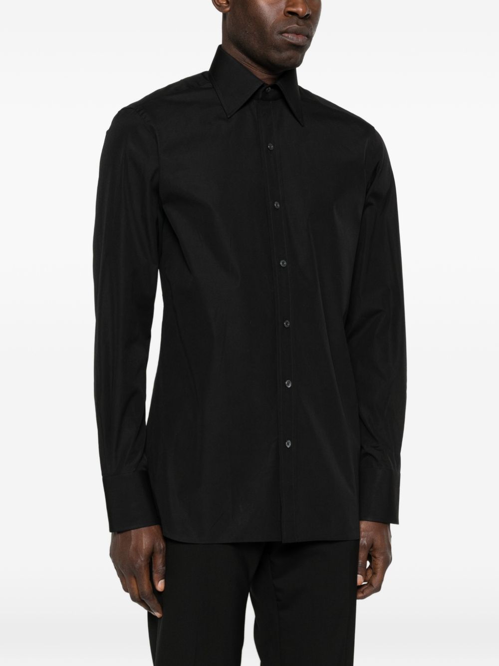 camicia con bottoni