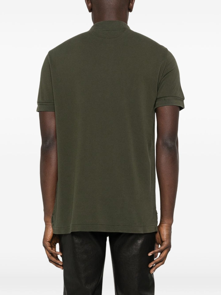 Polo in maglia con bottoni