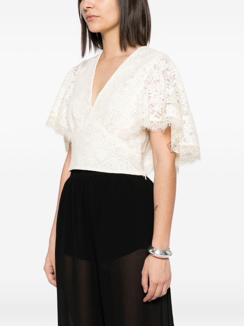 BLUSA IN PIZZO