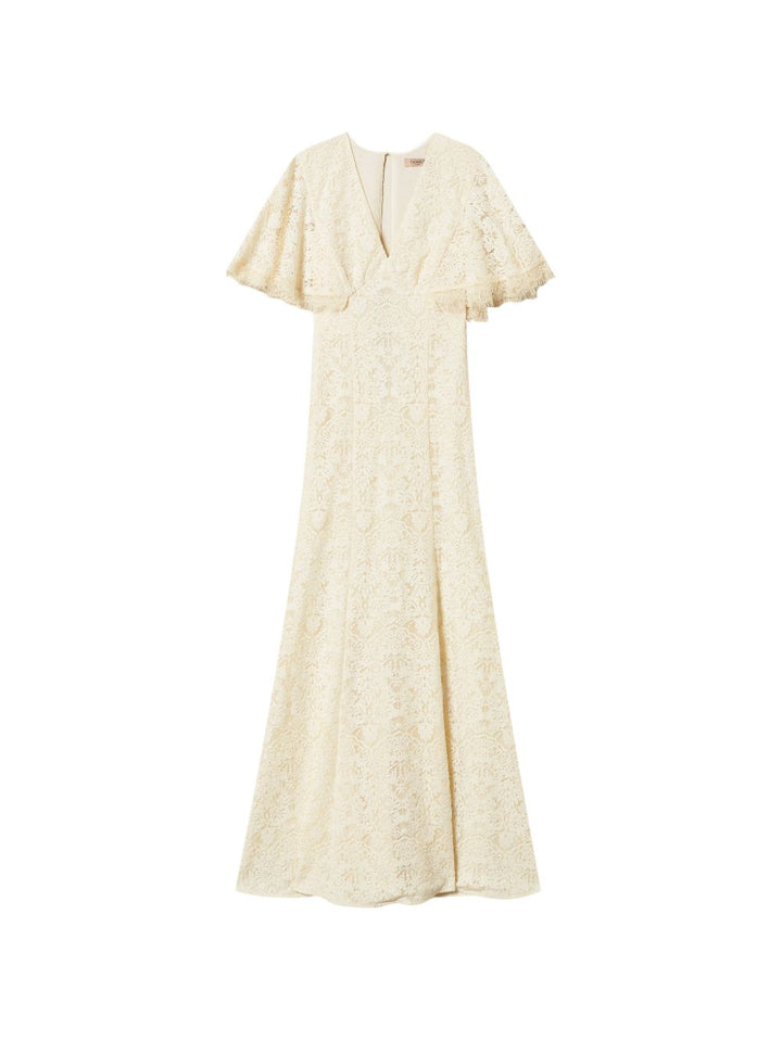 maxi abito in pizzo