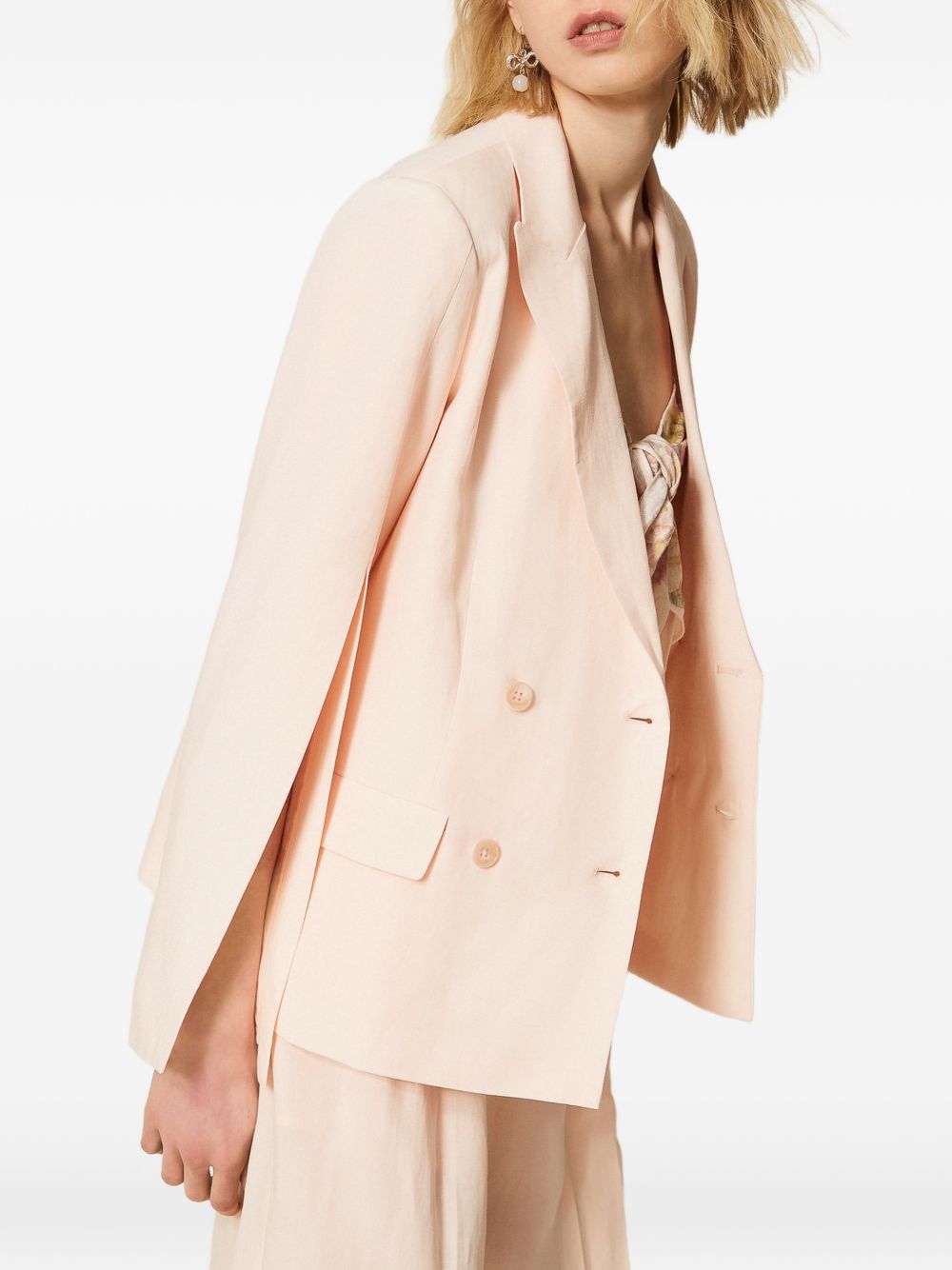 BLAZER DOPPIOPETTO CON SPACCHI MANICHE