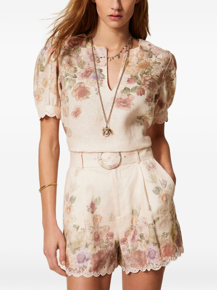 Shorts a fiori