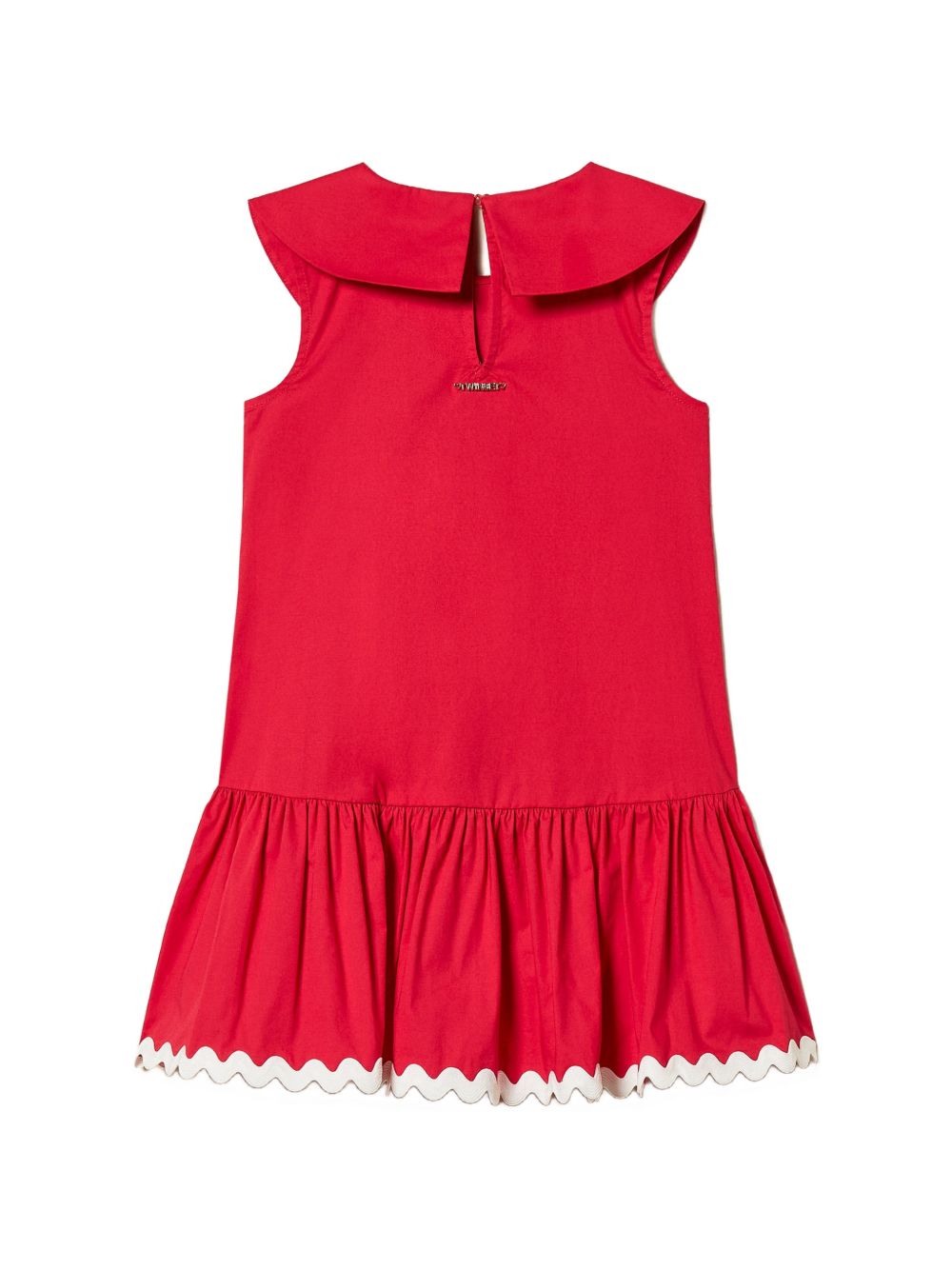 abito con volant sul colletto