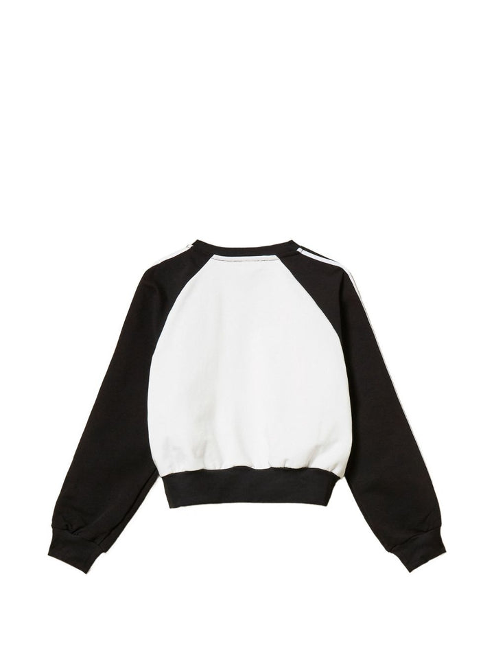 FELPA CROPPED BLOCK COLOR