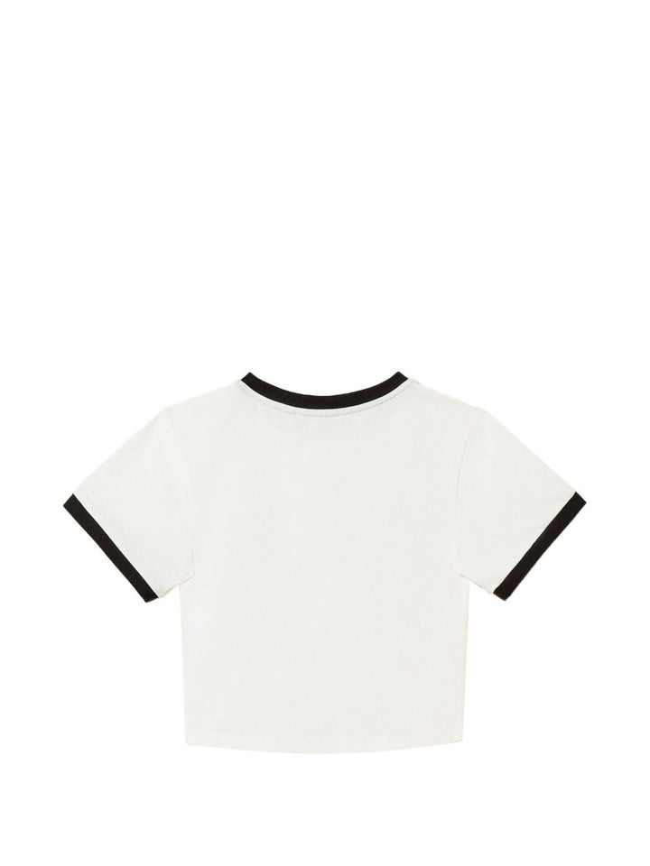 Maglietta con logo girocollo