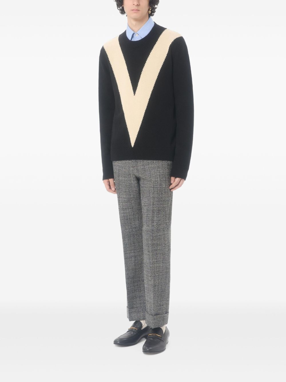Maglione girocollo in lana