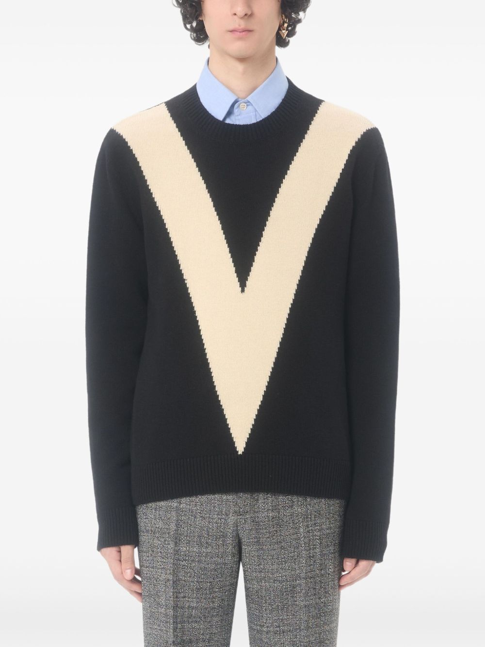 Maglione girocollo in lana