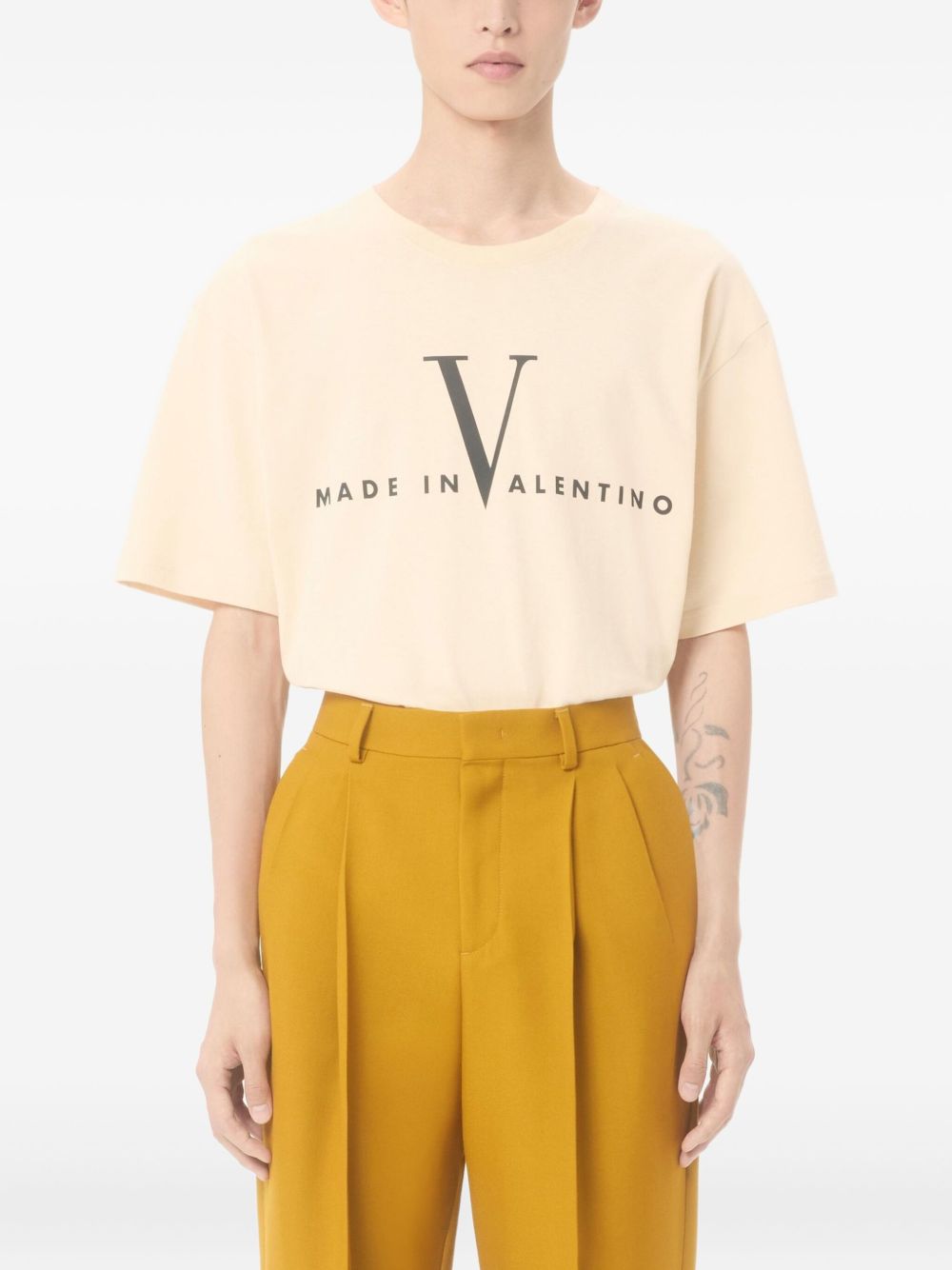 T-shirt con stampa "Made in"