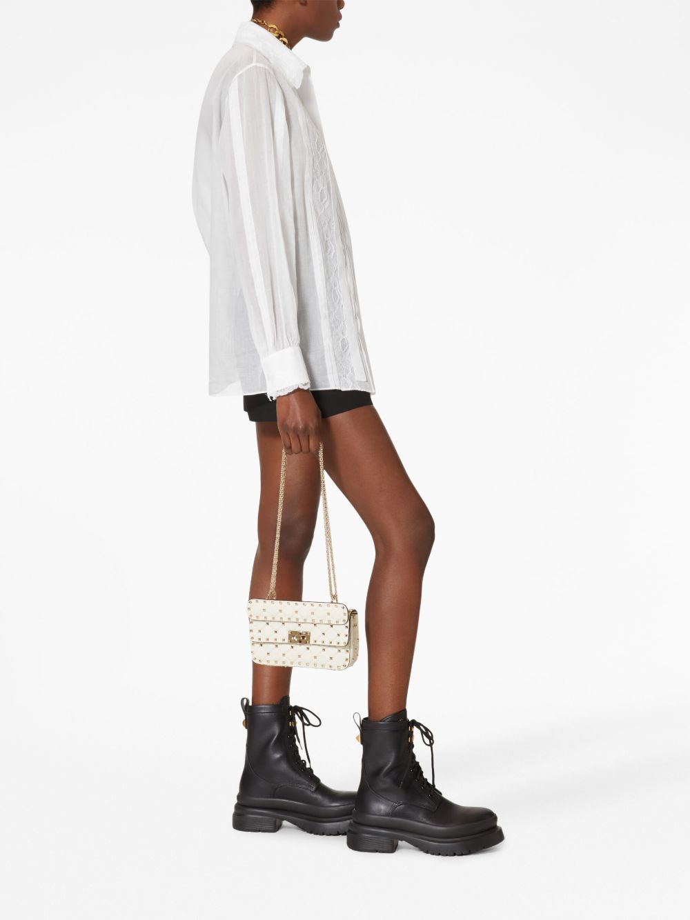 Borsa tote mini Rockstud Spike