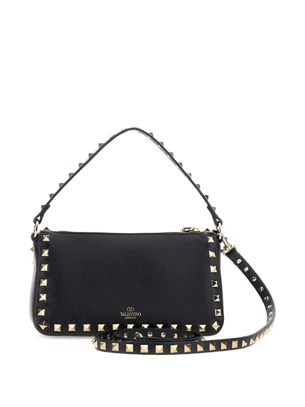 Borsa a tracolla Rockstud piccola in pelle