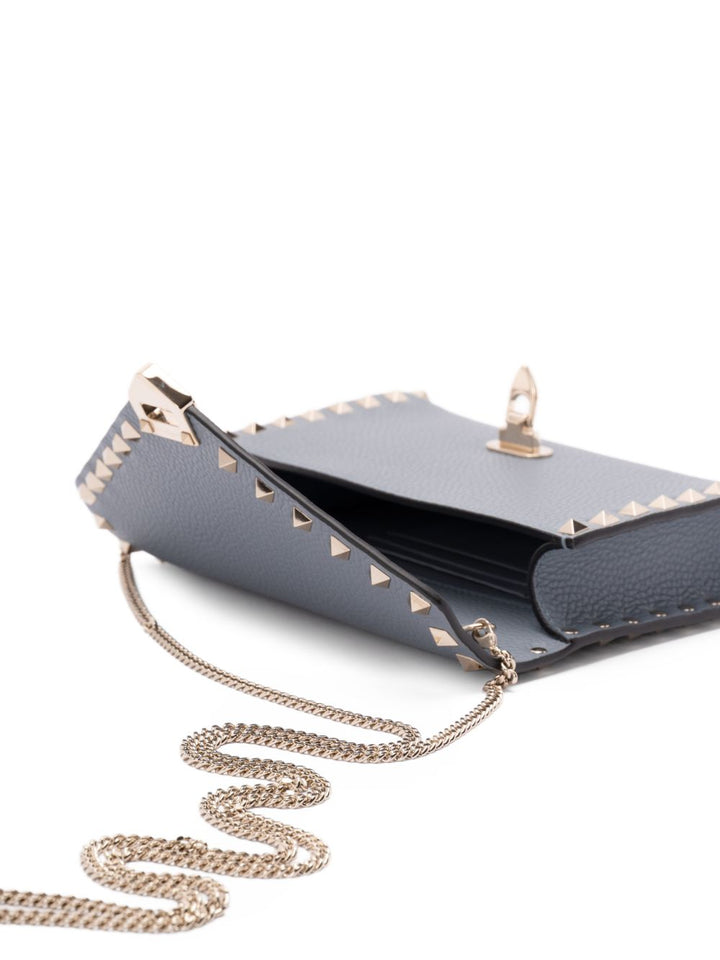 Borsa Rockstud mini in blu