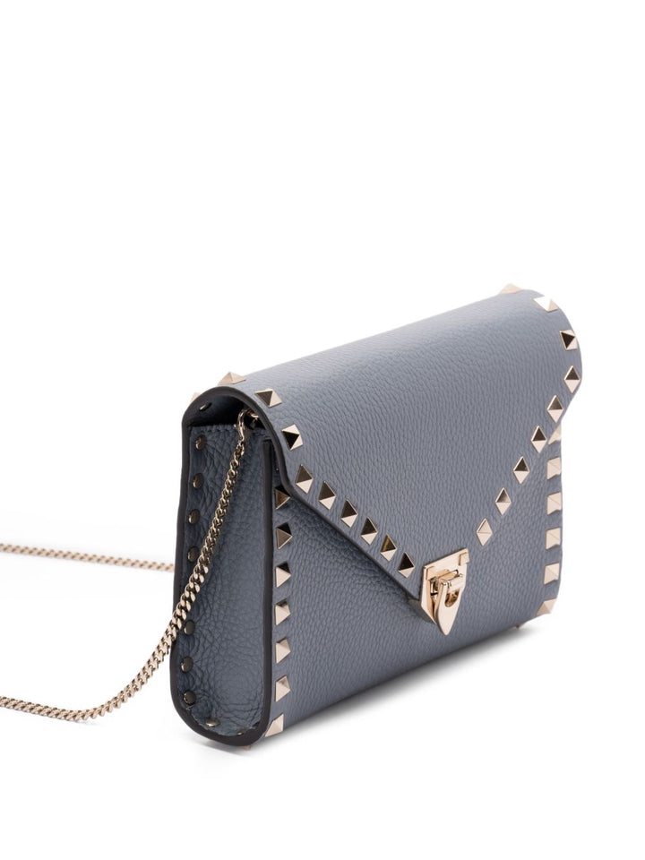 Borsa Rockstud mini in blu