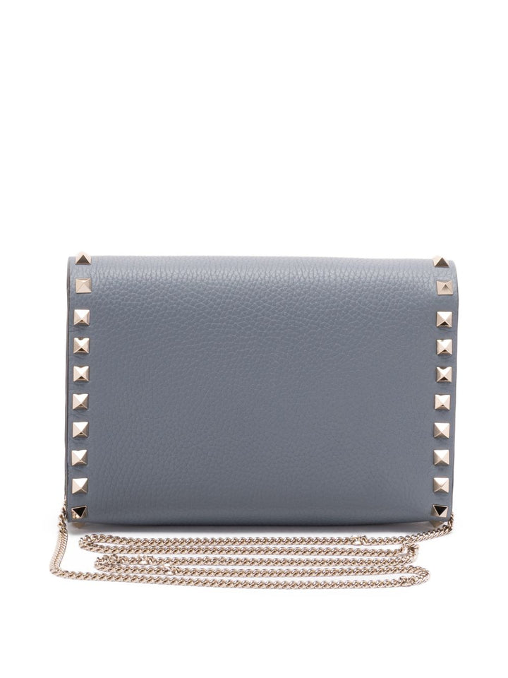 Borsa Rockstud mini in blu