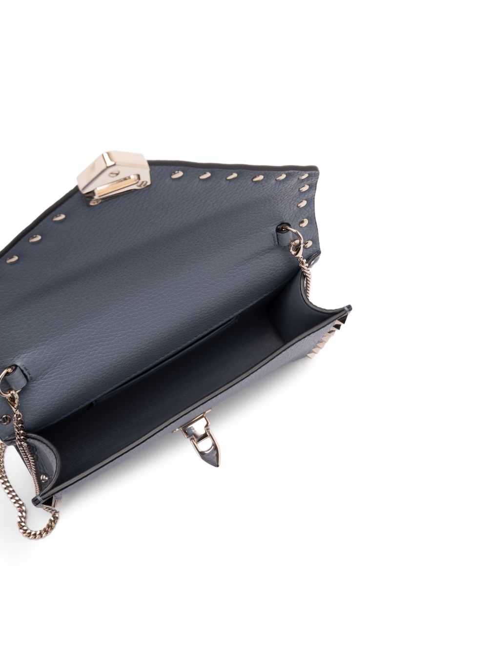 Borsa Rockstud mini in blu