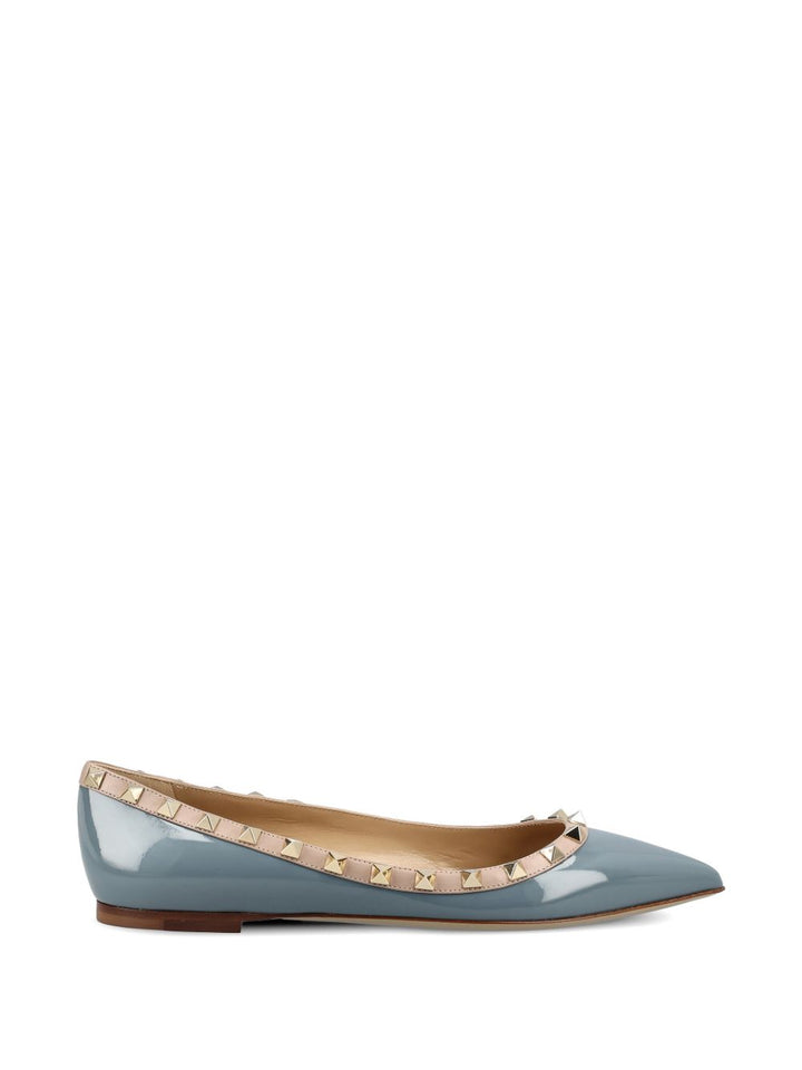 Ballerine Rockstud in vernice