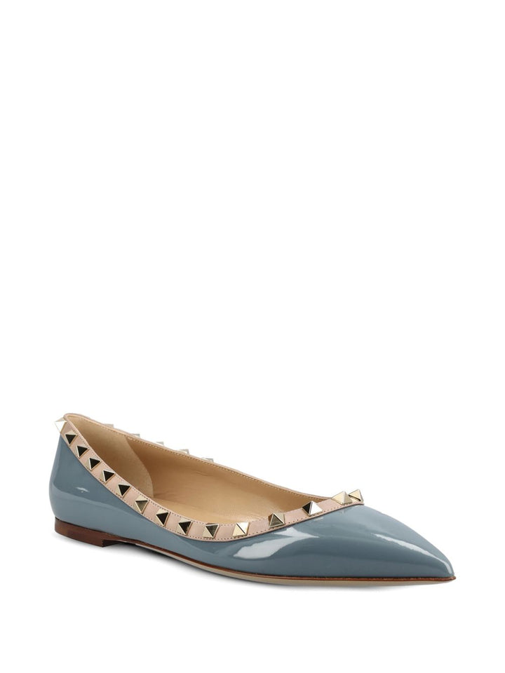 Ballerine Rockstud in vernice