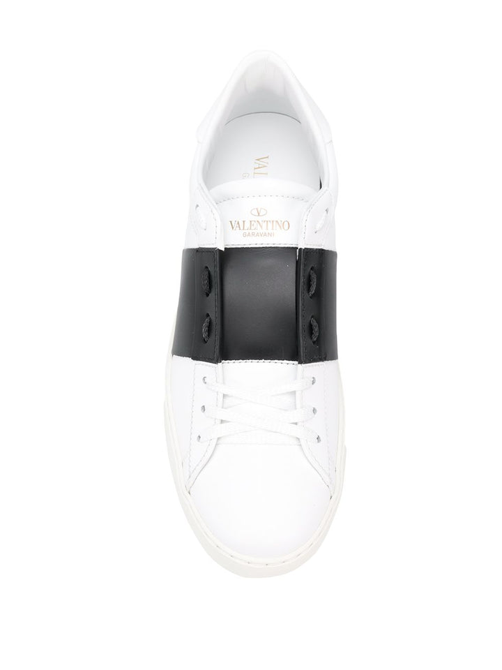 Sneakers Open in pelle di vitello
