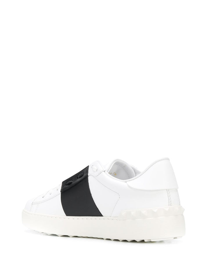 Sneakers Open in pelle di vitello