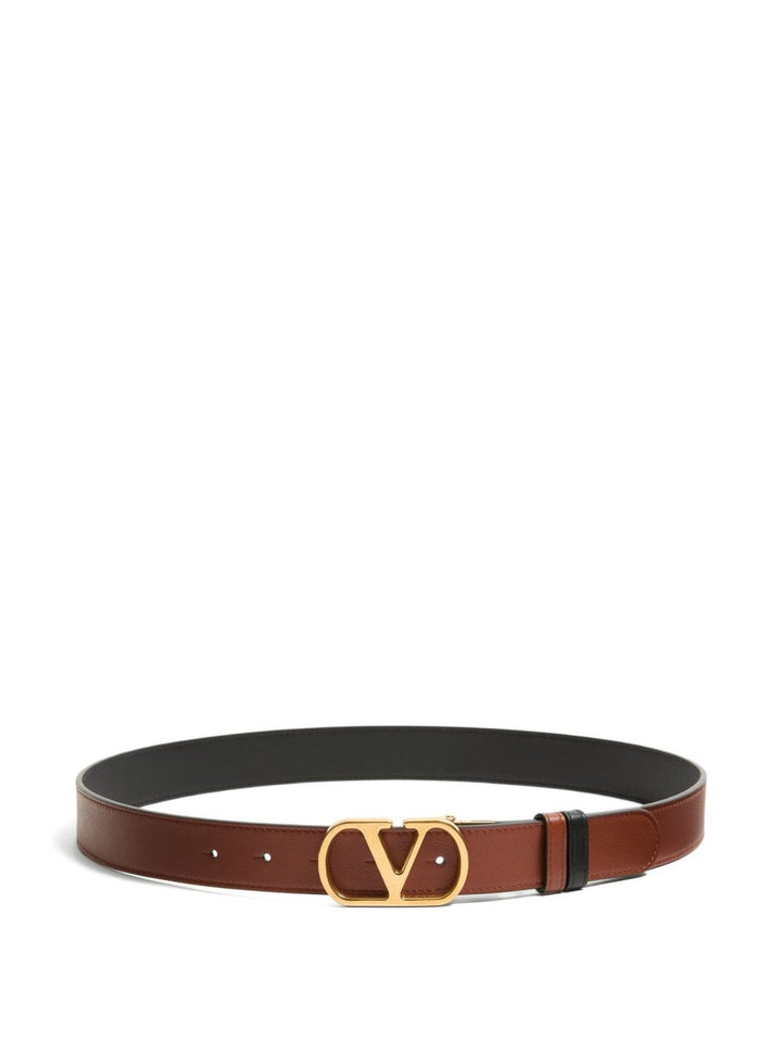 Cintura VLogo Signature Reversibile in Vitello 30mm