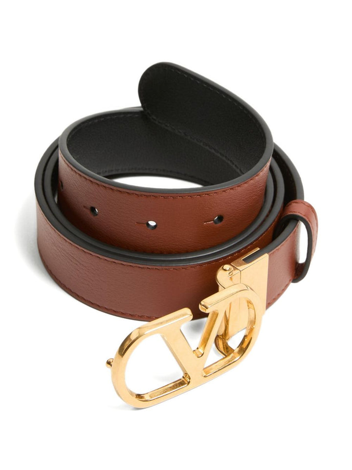 Cintura VLogo Signature Reversibile in Vitello 30mm