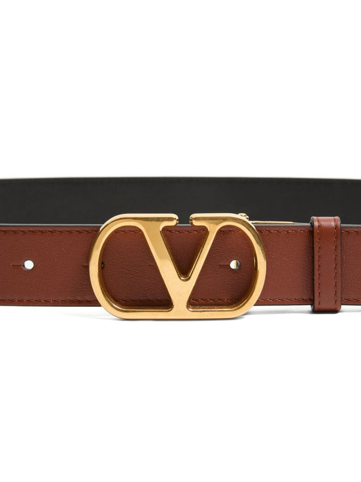 Cintura VLogo Signature Reversibile in Vitello 30mm