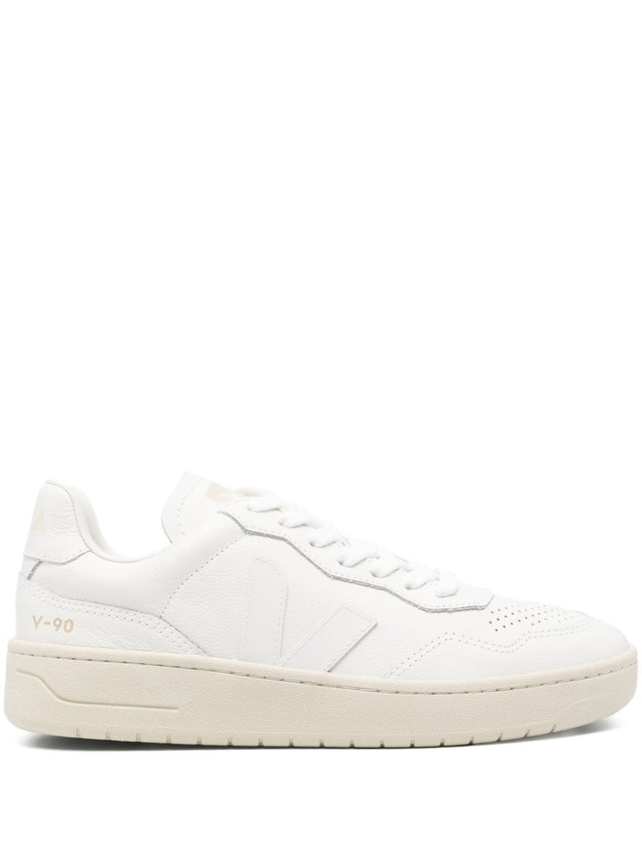 Sneakers V-90 in pelle