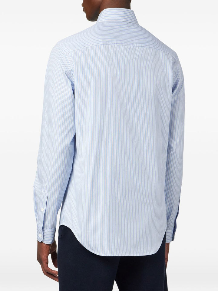Camicia con bottoni e logo