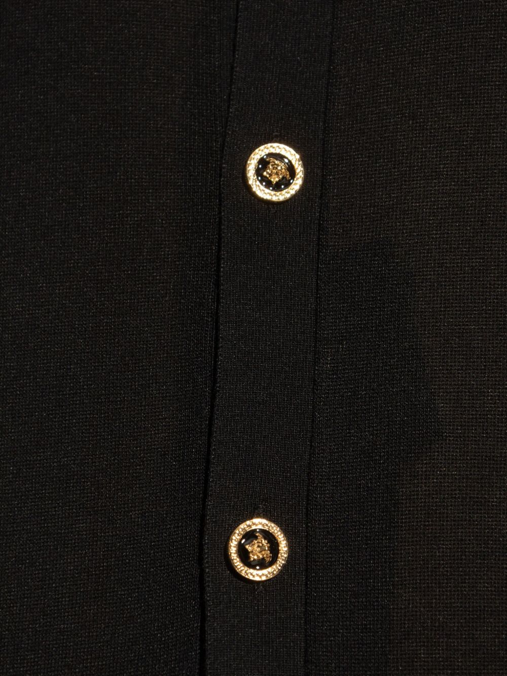 Cardigan con colletto polo