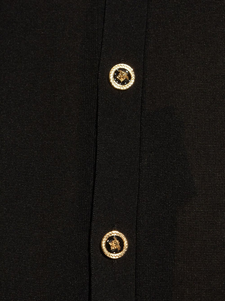 Cardigan con colletto polo