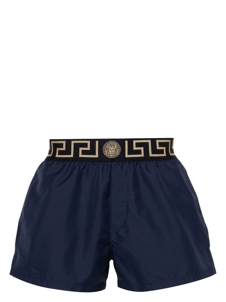 Versace Costume da bagno con bordo Greca