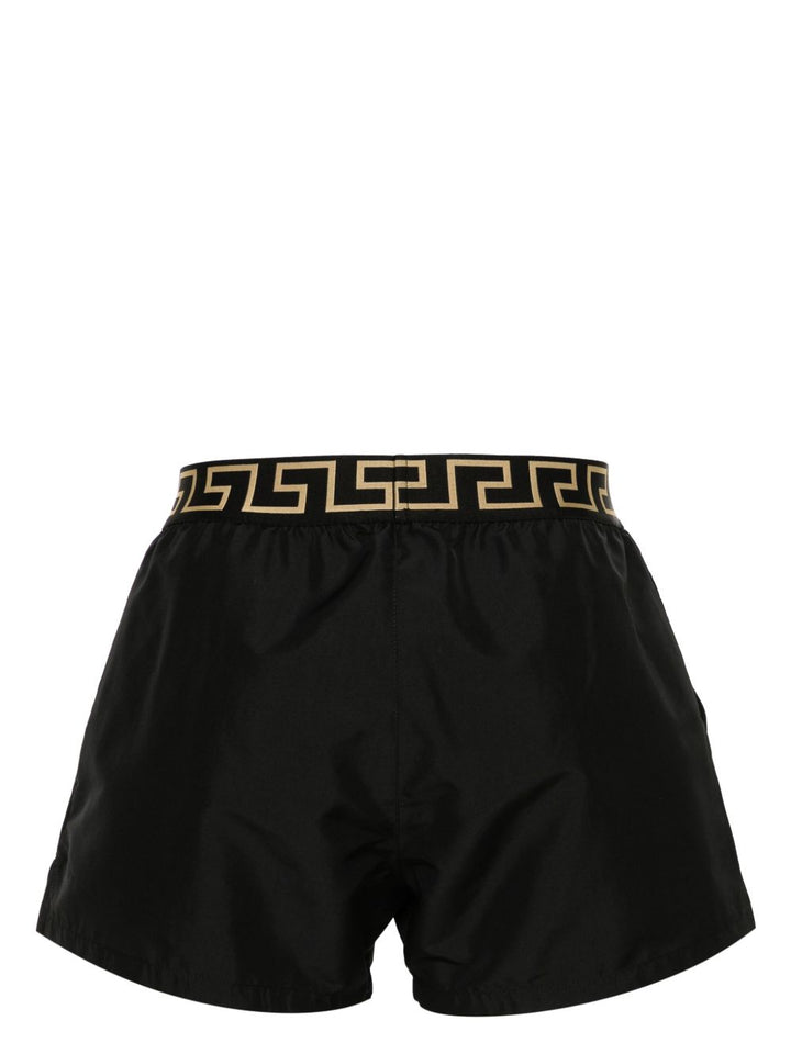 Versace Costume da bagno con bordo Greca