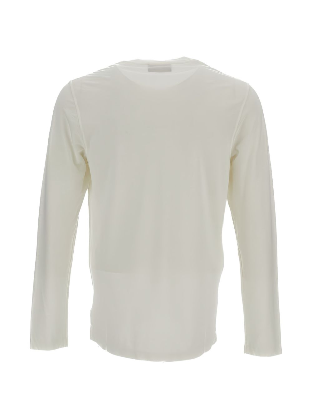 T-shirt girocollo a maniche lunghe
