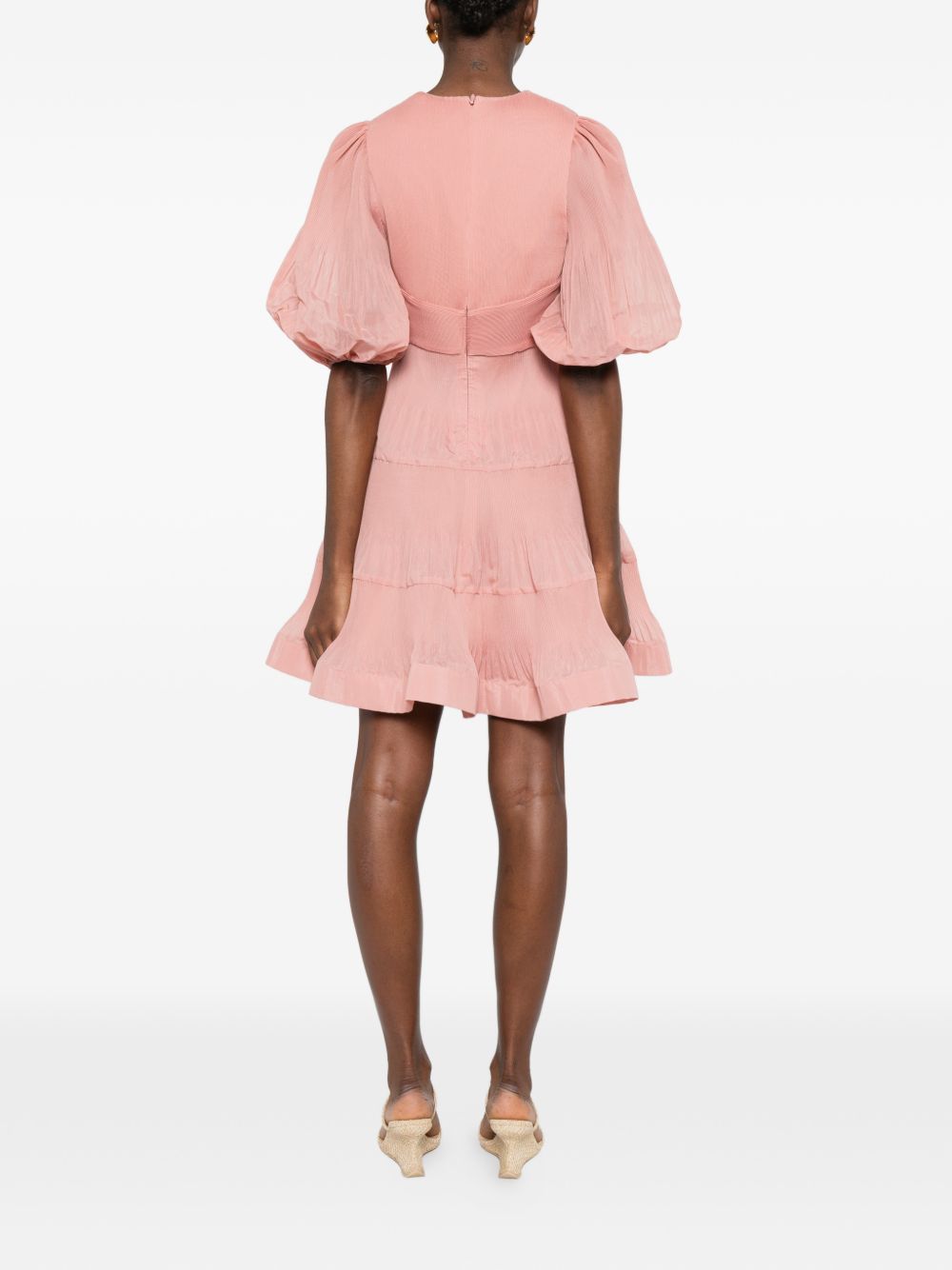 Abito corto plissettato