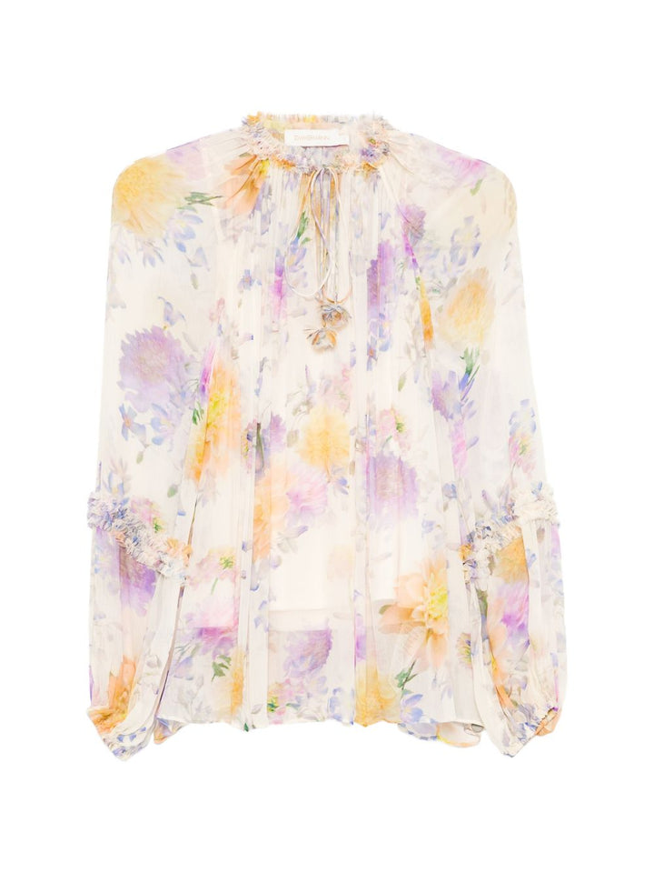 Blusa "Luna" a fiori